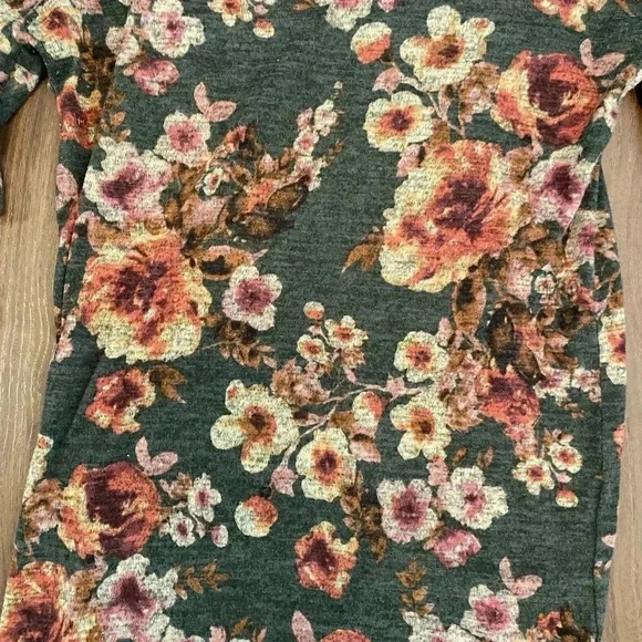 UNCLE FRANK Anthropologie Floral Print mini Dress size Small Tier Sleeve - Picture 3 of 6